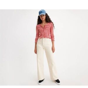 Levis Rib Cage Wide Leg Jean